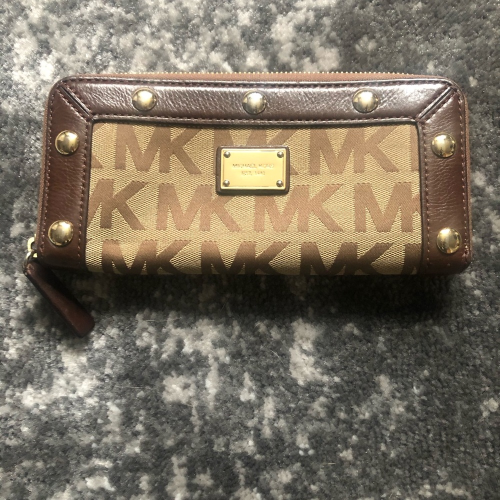 Michael Kors Brown Leather Wallet